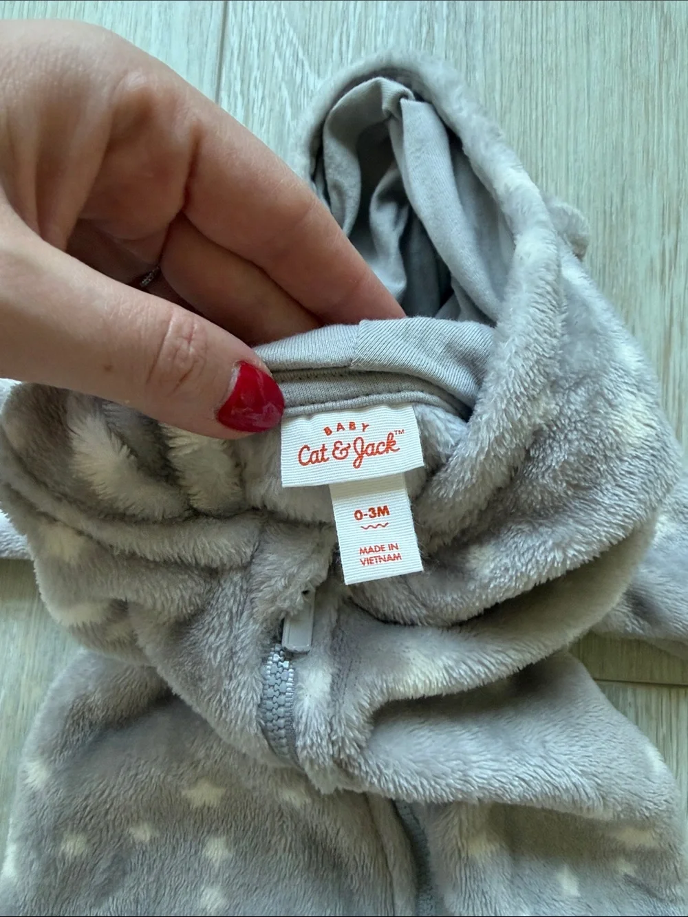 Cat & Jack 0-3 Months Fleece Onesie